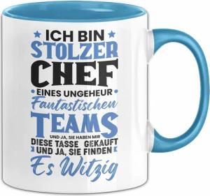 Trendation Tasse Chef Geschenk Lustig Tasse