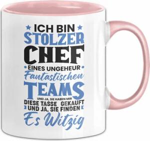 Trendation Tasse Chef Geschenk Lustig Tasse