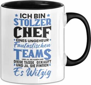 Trendation Tasse Chef Geschenk Lustig Tasse