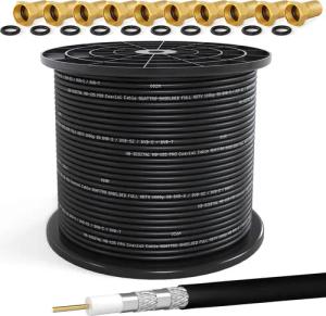 HB-DIGITAL Koaxkabel 250m HQ 135dB 4-Fach