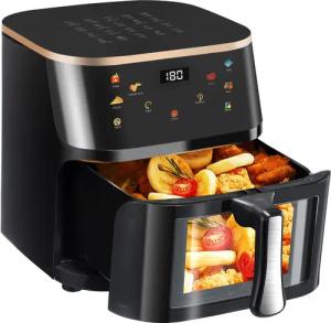 kehot Heißluftfritteuse 9-15L Airfryer mit Sichtfenster,