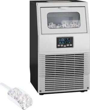 HOMCOM Eiswürfelmaschine Freistehender industrieller Eiswürfelbereiter mit