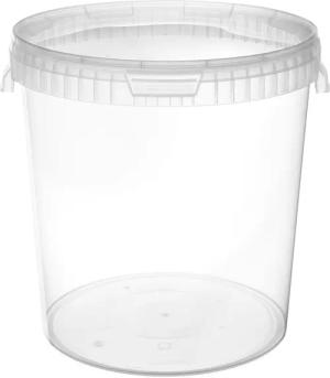 Garronda Putzeimer Eimer mit Deckel Transparent