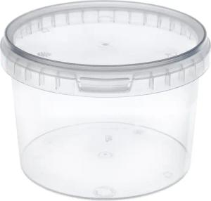 Garronda Putzeimer Eimer mit Deckel Transparent