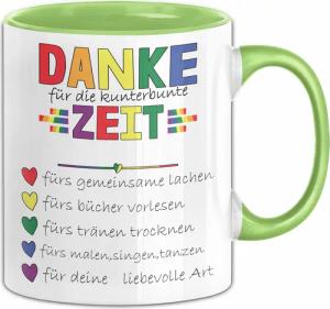Trendation Tasse Erzieherin Abschiedsgeschenk Tasse Abschied