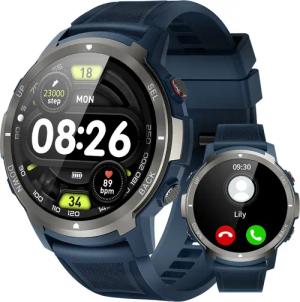 ombar Smartwatch Herren mit Telefonfunktion, 1.39"