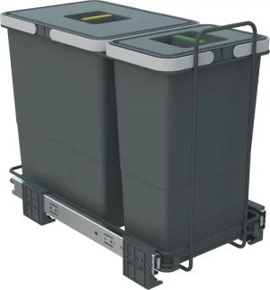 SO-TECH® Mülleimer Abfallsammler Ecofil 18+8L mit