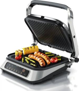 Arendo Kontaktgrill Elektrogrill, elektrischer Tischgrill, Sandwichmaker,