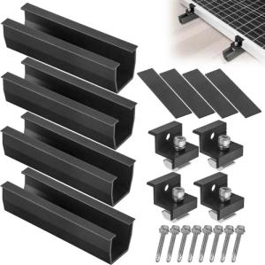 avoltik Solarmodul-Halterung Halterung Montageset Solar Befestigung