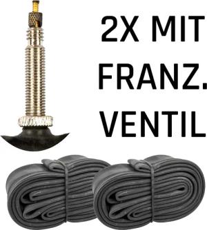 Kujo Fahrradschlauch Schlauch, 26 Zoll, (Doppelpack,
