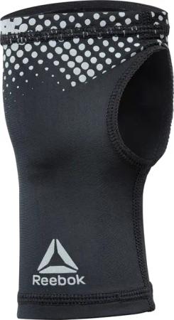 Reebok Handbandage Handgelenkbandage, Schwarz, Reflektierende Grafiken