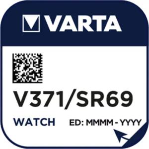 VARTA Varta Uhrenbatterie V371 Batterie, (1,6