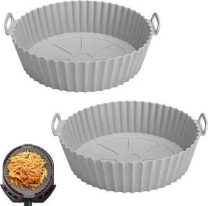FELIXLEO Obstkuchenform Silikonform 2STK Air Fryer