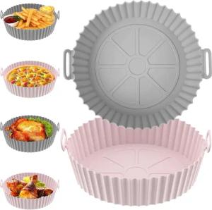 FELIXLEO Obstkuchenform Silikonform 2STK Air Fryer