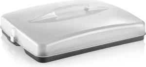 Grizzly Kuchentransportbox Blechkuchen Transportbox Klick-Verschluss, rechteckig,