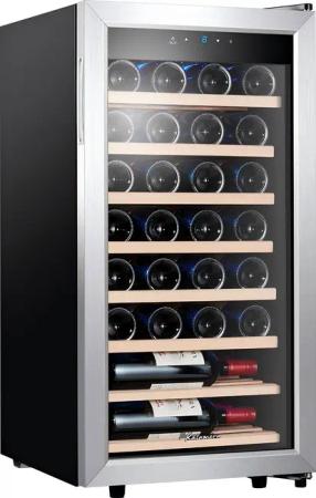 kalamera Weinkühlschrank KRC-86FCSS-W, für 28 Standardflaschen