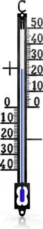 BEARWARE Analoges Thermometer aus Metall, wetterfest