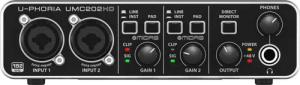 Behringer Digitales Aufnahmegerät (U-Phoria UMC202HD -