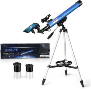 TELMU Teleskop F60050M Astronomie Refraktor Telescope,