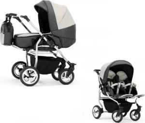 BabyMerc Zwillingswagen Duo 2 in 1