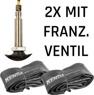 KENDA Fahrradschlauch Schlauch, 700c, (Doppelpack, 2-St),