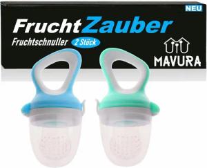 MAVURA Schnuller FruchtZauber Fruchtsauger Set Baby