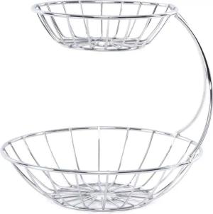 DESIGN DELIGHTS Obstschale DOPPEL OBSTKORB "STAGE",
