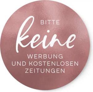 NORDEULE Aufkleber Keine Werbung & (keine)