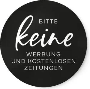 NORDEULE Aufkleber Keine Werbung & (keine)