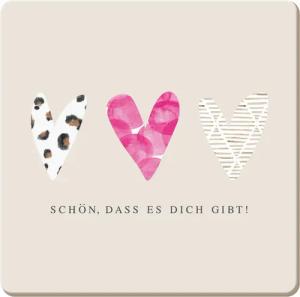 Grafik Werkstatt Getränkeuntersetzer Korkuntersetzer Schön dass