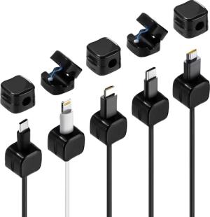 LEAZZLE Kabelbinder Magnetische Kabelhalter, Kabelmanagement für