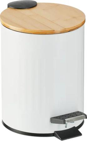 relaxdays Kosmetikeimer Bad Mülleimer 3 l