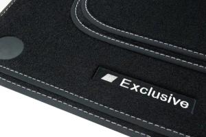 teileplus24 Auto-Fußmatten BAX-050 Fußmatten kompatibel mit