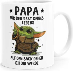 MoonWorks Tasse Kaffee-Tasse Papa Sprüche Geschenk