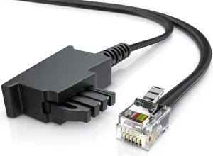 CSL Telefonkabel, TAE-F, RJ-11 (300 cm),