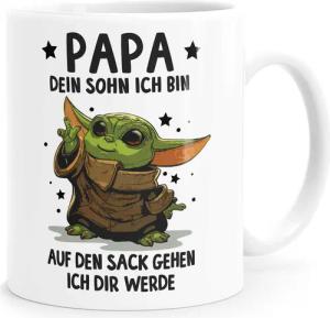 MoonWorks Tasse Kaffee-Tasse Papa Sprüche Geschenk