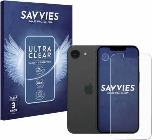 Savvies Displayschutzfolie Schutzfolie für Apple iPhone