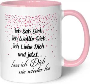 GRAVURZEILE Tasse mit Spruch - Ich