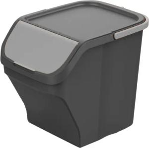Gardissimo Mülltrennsystem Stack silber Mülleimer Mülltrenner