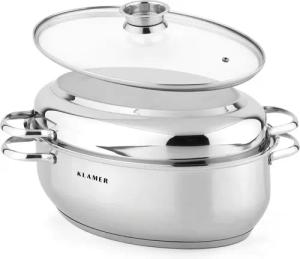 KLAMER Bräter 38 cm, backofengeeignet, 8,5L