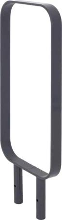 TRUTZHOLM Fahrradständer Fahrradanlehnbügel 115x45 cm Flachstahl