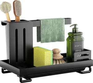 NUODWELL Zubehöraufbewahrungsständer Spülbecken küchenSpüle Sink Organizer,