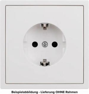 DIW Schalter ESH-347 Schutzkontakt-Steckdose SHALLOW-weiss McPo
