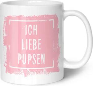 GRAVURZEILE Tasse mit Spruch - Ich