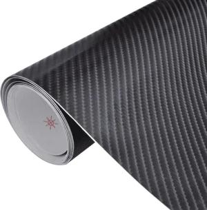Aufkleber Autofolien 2 Stk. 4D Schwarz