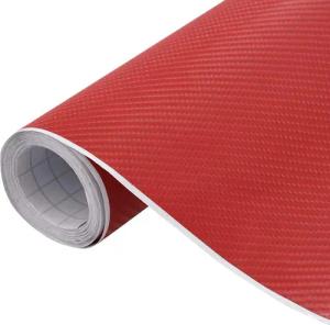 vidaXL Aufkleber Autofolie 4D Rot 100x150