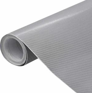 vidaXL Aufkleber Autofolie 4D Silber 100x150
