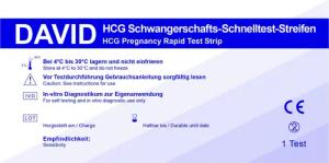 David Schwangerschafts-Teststreifen 5 x David Schwangerschaftstest