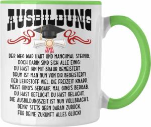 Trendation Tasse Ausbildung Bestanden Geschenk Tasse