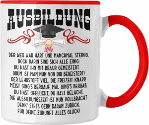 Trendation Tasse Ausbildung Bestanden Geschenk Tasse